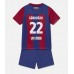 Billige Barcelona Ilkay Gundogan #22 Børnetøj Hjemmebanetrøje til baby 2023-24 Kortærmet (+ korte bukser)